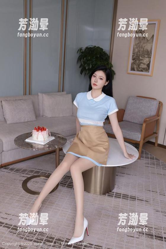 Xiuren秀人网-周jojobaby Xiuren秀人网 - 周jojobaby双马尾写真:一头马尾,正经不起来